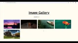 📸 Image Gallery Web App — Built with HTML, CSS & JavaScript! 🖼️