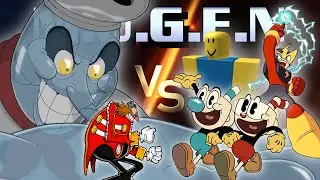 REQUESTED BY @cinarmeydan8407: Team Chef Saltbaker vs Team Cuphead - Mugen Battle