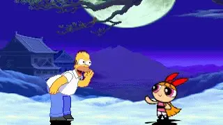 [Ikemen GO] Homer Simpson vs Blossom