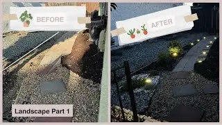 DIY Landscaping Side Yard and Trash Can Platform - Part 1