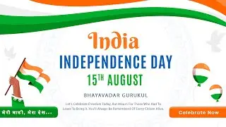 77th Independence Day Celebration at Bhayavadar Gurukul 🇮🇳🇮🇳 #indipendenceday