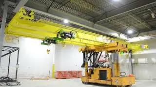 Triple Girder Bridge Crane Installation 15 Tonne Capacity