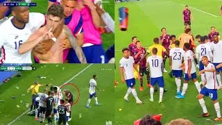 USA vs Mexico:  Mexico fans threw bottles, trash at players