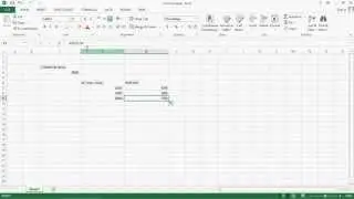 Excel  2013 Tutorial - How to Calculate the Common Goal