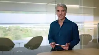 Craig Federighi Demos New iPad Pro and Magic Keyboard