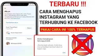 TERBARU !! cara menghapus instagram yang terhubung ke facebook
