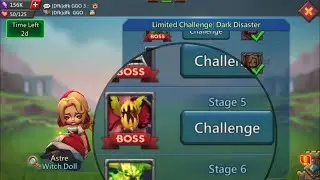 Lords Mobile Limited Challenge Dark Disaster Stage 5