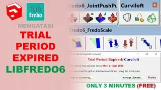 Penyebab dan Cara mengatasi (REPAIR) TRIAL PERIOD EXPIRED plugin LIBFRED06 (Curvilof, join push dll)
