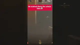 He waited there the whole time💀