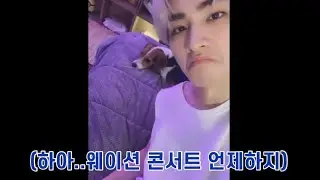 [WayV/샤오쥔] 웨이션 콘서트 아니 언제해...?
