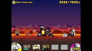 The Battle Cats | Realm of Carnage with only dual islands & driller (NO COMBOS)