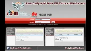 How to Configure Huawei Onu Router 2022 Urdu/Hindi/Eng