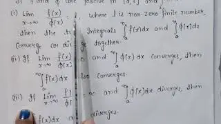 Practical comparison test (limit form) Bsc3 part1