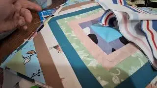 Ещё немного и новое покрывало будет готово.Как соединить? Думаю...