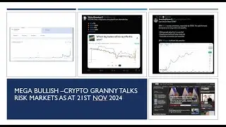 Mega bullish –Crypto Granny talks Risk Markets as at 21st Nov 2024
