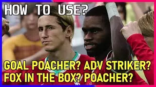 PES2021 How to Use Goal Poacher, Adv Striker, Fox In The Box, Poacher | Centre Forward Playing Style