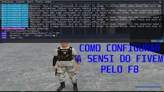 COMO CONFIGURAR A SENSI DO FIVEM PELO F8!