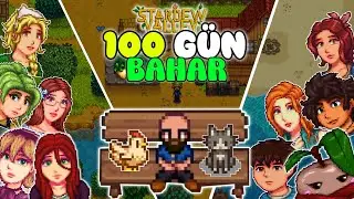 STARDEW VALLEY RIDGESIDE VILLAGE de 100 GÜN GEÇİRMEK - BAHAR