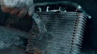 Чистка радиатора вариатора Nissan
