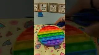 Unboxing Rainbow 🌈 circular pop it, SATURDAY SPECIAL , rainbow 🌈 pop it for Saturday special