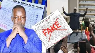 URGENT 🚨 Parrainage  Ousmane Sonko,
