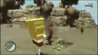 Spongebob in GTA IV *clip from pewdiepie's episode*