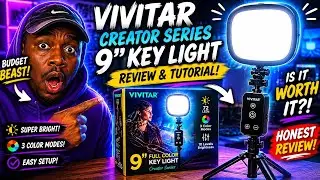 Vivitar Creator Series 9 Key Light TUTORIAL & REVIEW