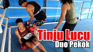 Tinju Di ikat kaki dan tangan // Duo pekok