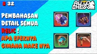 FUNGSI RELIC DAN CARA MENGGUNAKANNYA  ! TUTORIAL  AUTO CHESS INDONESIA