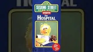 Sesame Street Home Video Visits the Hospital 1990 VHS