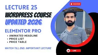 Elementor Pro Widgets Tutorial | Animated Headline, Price List & Price Table