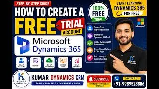 🚀 How to Create a Free Microsoft Dynamics 365 Trial Account | Step-by-Step Guide