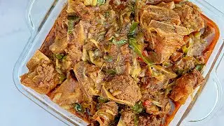 Delicious Meaty bones with cabbage