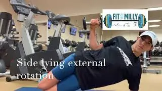 side lying shoulder external rotation