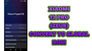 INSTALL GLOBAL ROM ON XIAOMI 12 PRO (ZEUS) WITHOUT BOOTLOADER UNLOCK☑️🆗