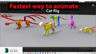 How To Create animation in 3ds max with cat rig 
