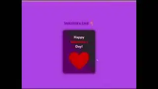 Valentines Card using HTML and CSS 😍😍❤❤ | #youtubeshorts | #shorts | #shortsfeed | #funnyshotsvideo