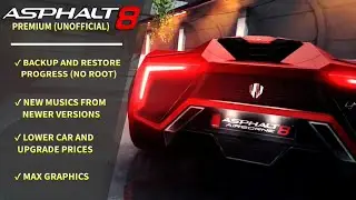 Asphalt 8 - Premium Unofficial - Android By 