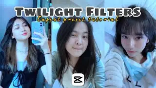 Filter capcut aesthetic || Twilight filter viral capcut