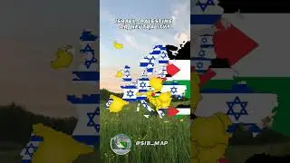 My condolences to all those who died in Israel and Palestine🕯️ #map #europe