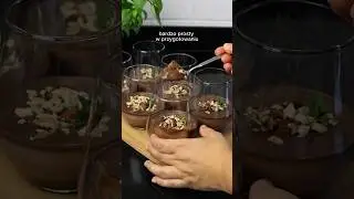 Prosty deser czekoladowy z nutellą 🍫🍫 #orchideli #czekolada #przepis #recipe #shorts