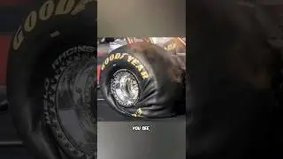 Drag Race Car Tires Wrinkles? 🤔