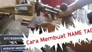 Cara membuat name tag | Nama Dada #Percetakan Palembang