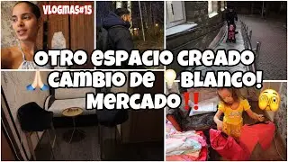 VLOGMAS🎄15 Mi papá vendrá de Cuba🇨🇺😍Compramos el mueble‼️Otro espacio ✅+😉Mercado con hermano!