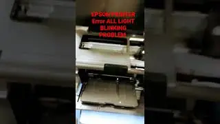EPSON PRINTER L805 LIGHT blinking Problem