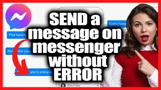 How to send a message on messenger without error | how to fix messenger no sending message 2022