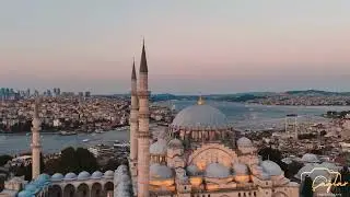 Tek Plan Dron Çekim - Eminönü - Karaköy - Süleymaniye - Galata