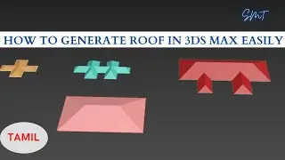 3ds Max Roof Generator MW ROOFGEN | TAMIL | SMT
