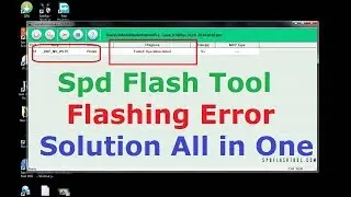 SPD FLASH TOOL BKF NV ERROR & Solution All In One Tested 100% Working