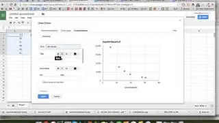 Making a Semi Log Graph in Sheets